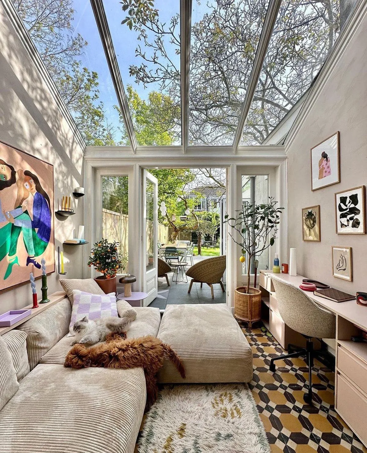 Scopri di più sull'articolo Il giardino d’inverno di Wioleta Marut a Leiden: luce e design in una casa del 1900